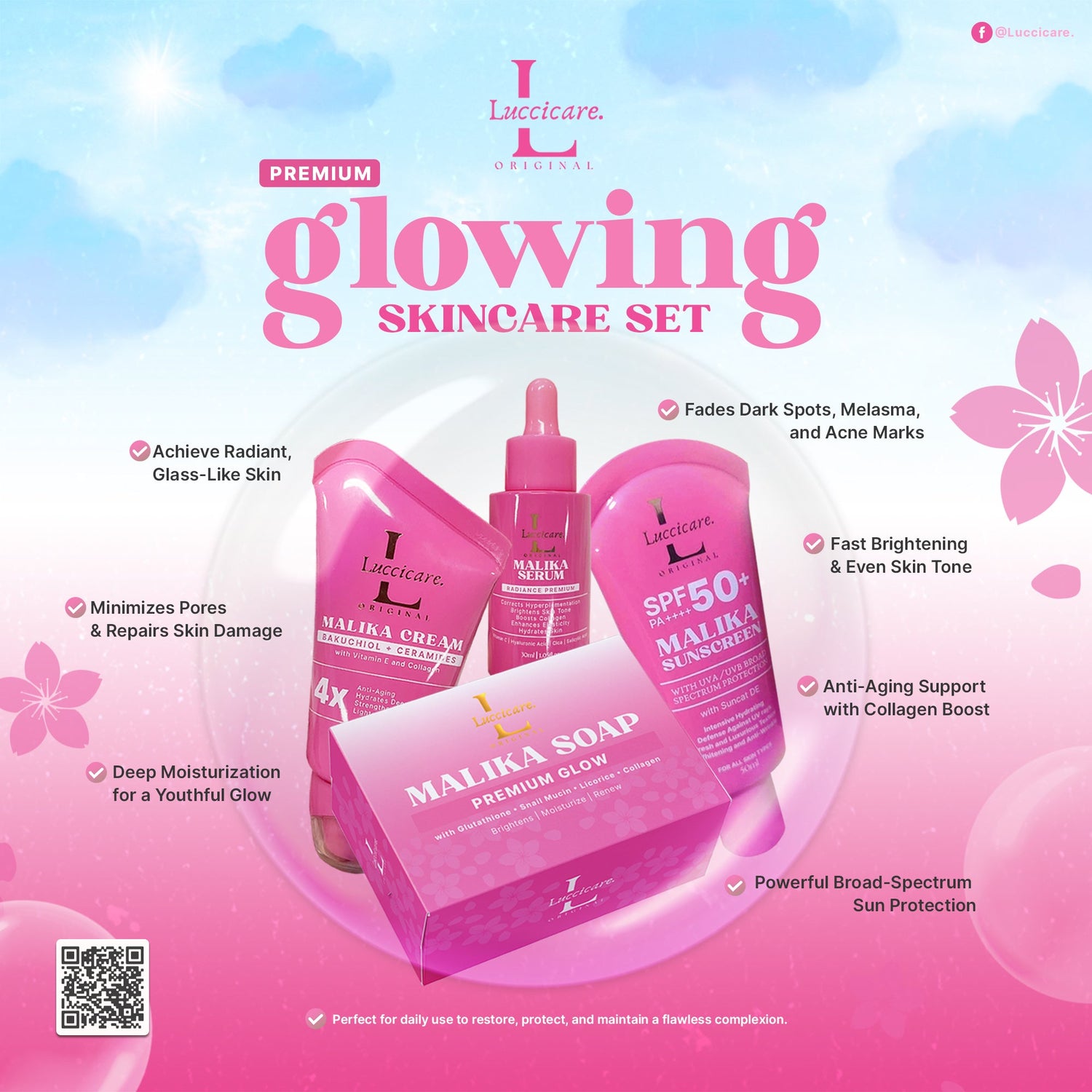 Premium Glowing Skincare Set